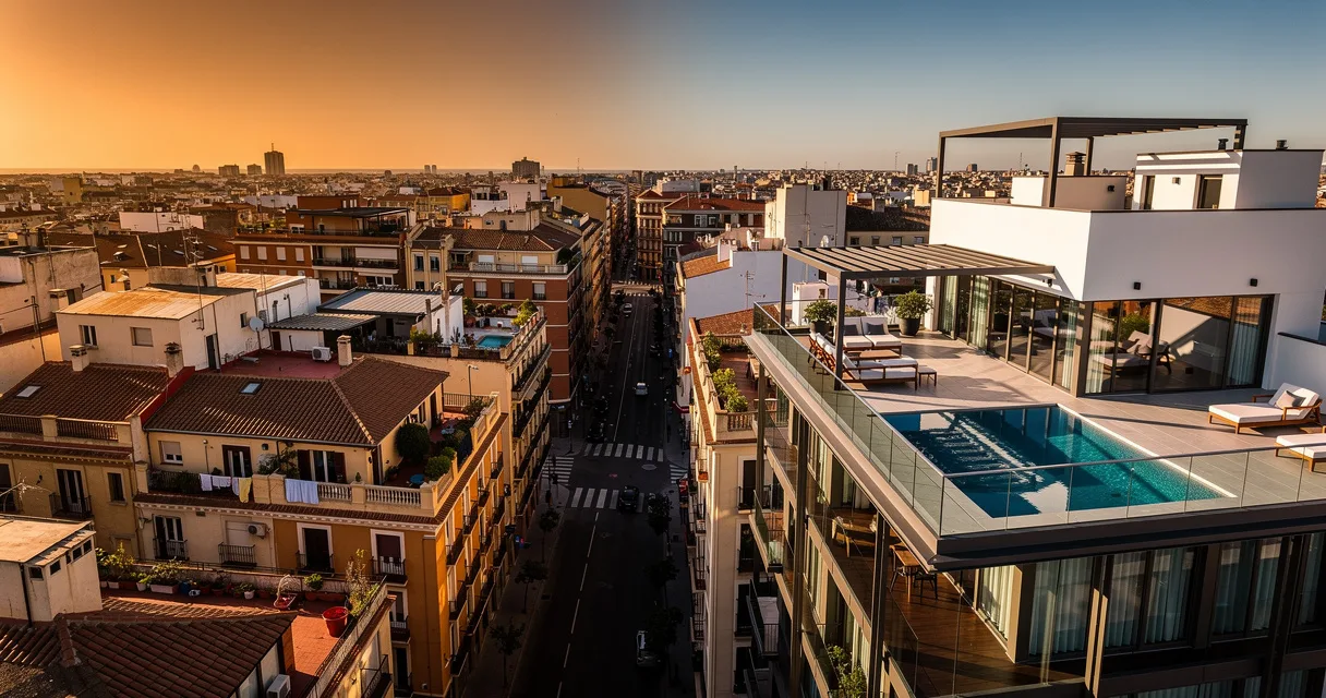 Comprar en julio 2026: cuánto cuesta el metro cuadrado en Madrid, Barcelona, Valencia, Málaga y Sevilla, y en qué barrios alternativos ahorras más